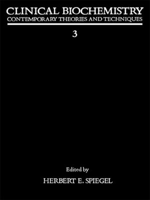 cover image of Clinical Biochemistry V3
